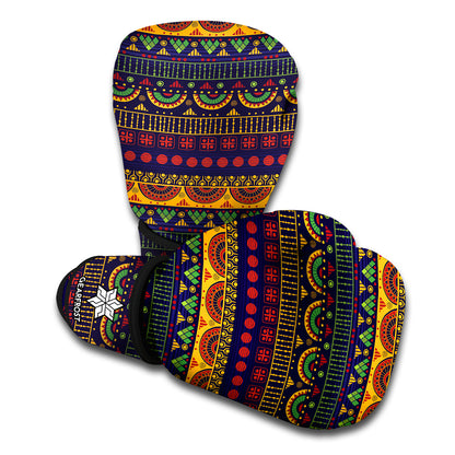 Native Tribal Indian Pattern Print Boxing Gloves