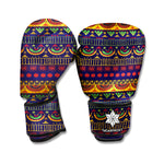 Native Tribal Indian Pattern Print Boxing Gloves