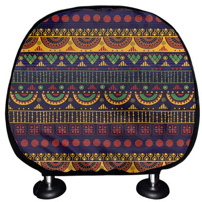 Native Tribal Indian Pattern Print Car Headrest Covers
