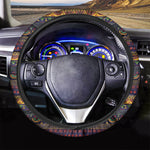 Native Tribal Indian Pattern Print Car Steering Wheel Cover