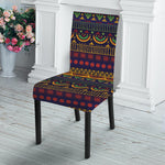 Native Tribal Indian Pattern Print Dining Chair Slipcover