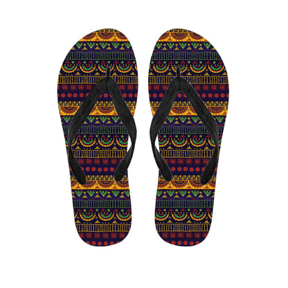 Native Tribal Indian Pattern Print Flip Flops