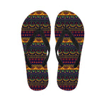 Native Tribal Indian Pattern Print Flip Flops
