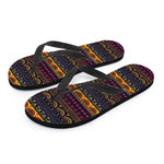 Native Tribal Indian Pattern Print Flip Flops
