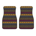 Native Tribal Indian Pattern Print Front Car Floor Mats