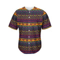 Native Tribal Indian Pattern Print Men's Baseball Jersey