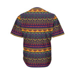 Native Tribal Indian Pattern Print Men's Baseball Jersey