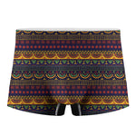 Native Tribal Indian Pattern Print Men's Boxer Briefs