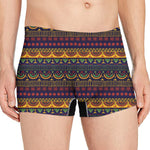 Native Tribal Indian Pattern Print Men's Boxer Briefs