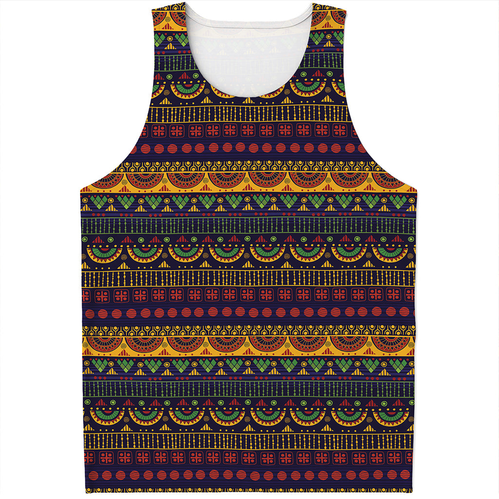 Native Tribal Indian Pattern Print Men's Tank Top