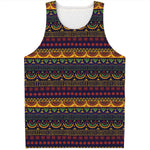 Native Tribal Indian Pattern Print Men's Tank Top
