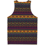 Native Tribal Indian Pattern Print Men's Tank Top