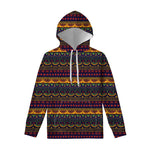 Native Tribal Indian Pattern Print Pullover Hoodie