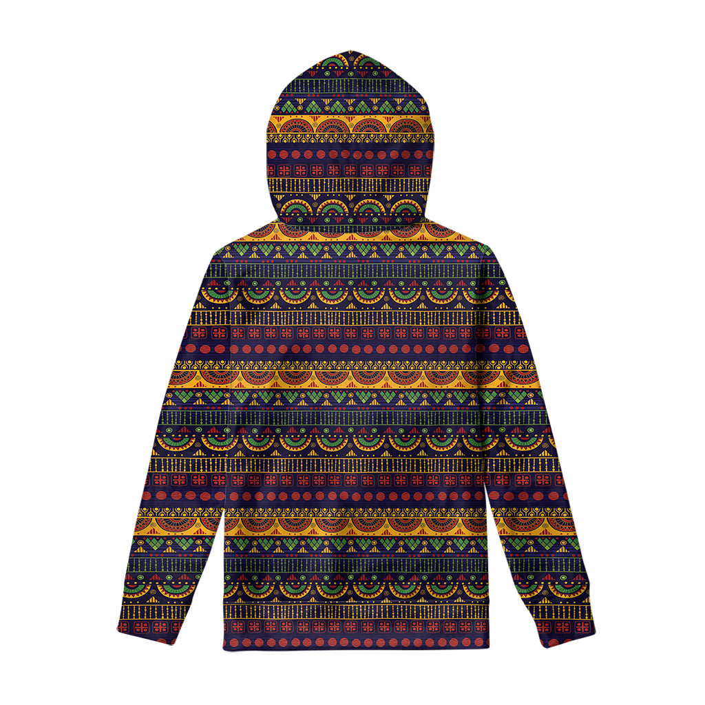 Native Tribal Indian Pattern Print Pullover Hoodie