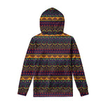 Native Tribal Indian Pattern Print Pullover Hoodie