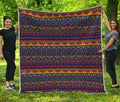 Native Tribal Indian Pattern Print Quilt
