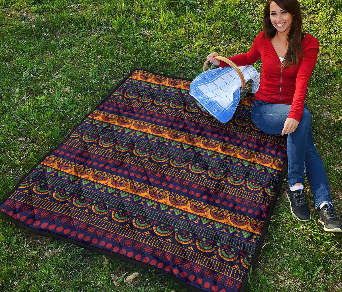 Native Tribal Indian Pattern Print Quilt