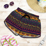 Native Tribal Indian Pattern Print Women's Shorts