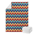 Native Tribal Inspired Pattern Print Blanket