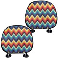 Native Tribal Inspired Pattern Print Car Headrest Covers