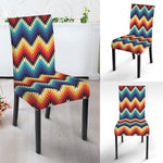 Native Tribal Inspired Pattern Print Dining Chair Slipcover