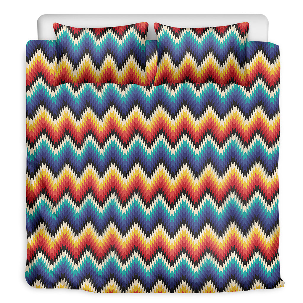 Native Tribal Inspired Pattern Print Duvet Cover Bedding Set