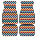 Native Tribal Inspired Pattern Print Front and Back Car Floor Mats