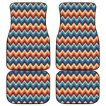 Native Tribal Inspired Pattern Print Front and Back Car Floor Mats