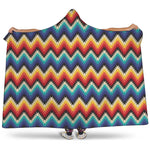 Native Tribal Inspired Pattern Print Hooded Blanket