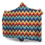 Native Tribal Inspired Pattern Print Hooded Blanket