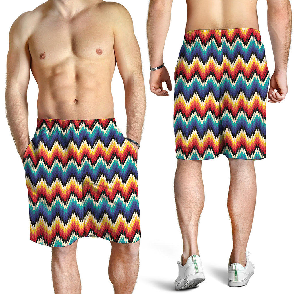 Native Tribal Inspired Pattern Print Men's Shorts