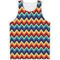 Native Tribal Inspired Pattern Print Men's Tank Top