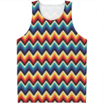 Native Tribal Inspired Pattern Print Men's Tank Top