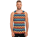 Native Tribal Inspired Pattern Print Men's Tank Top