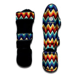 Native Tribal Inspired Pattern Print Muay Thai Shin Guard
