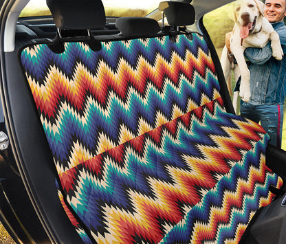 Native Tribal Inspired Pattern Print Pet Car Back Seat Cover