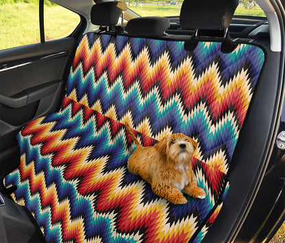 Native Tribal Inspired Pattern Print Pet Car Back Seat Cover