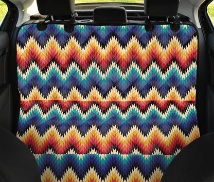 Native Tribal Inspired Pattern Print Pet Car Back Seat Cover