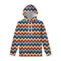 Native Tribal Inspired Pattern Print Pullover Hoodie