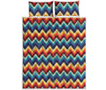 Native Tribal Inspired Pattern Print Quilt Bed Set