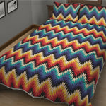 Native Tribal Inspired Pattern Print Quilt Bed Set