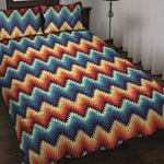 Native Tribal Inspired Pattern Print Quilt Bed Set