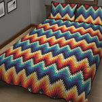 Native Tribal Inspired Pattern Print Quilt Bed Set
