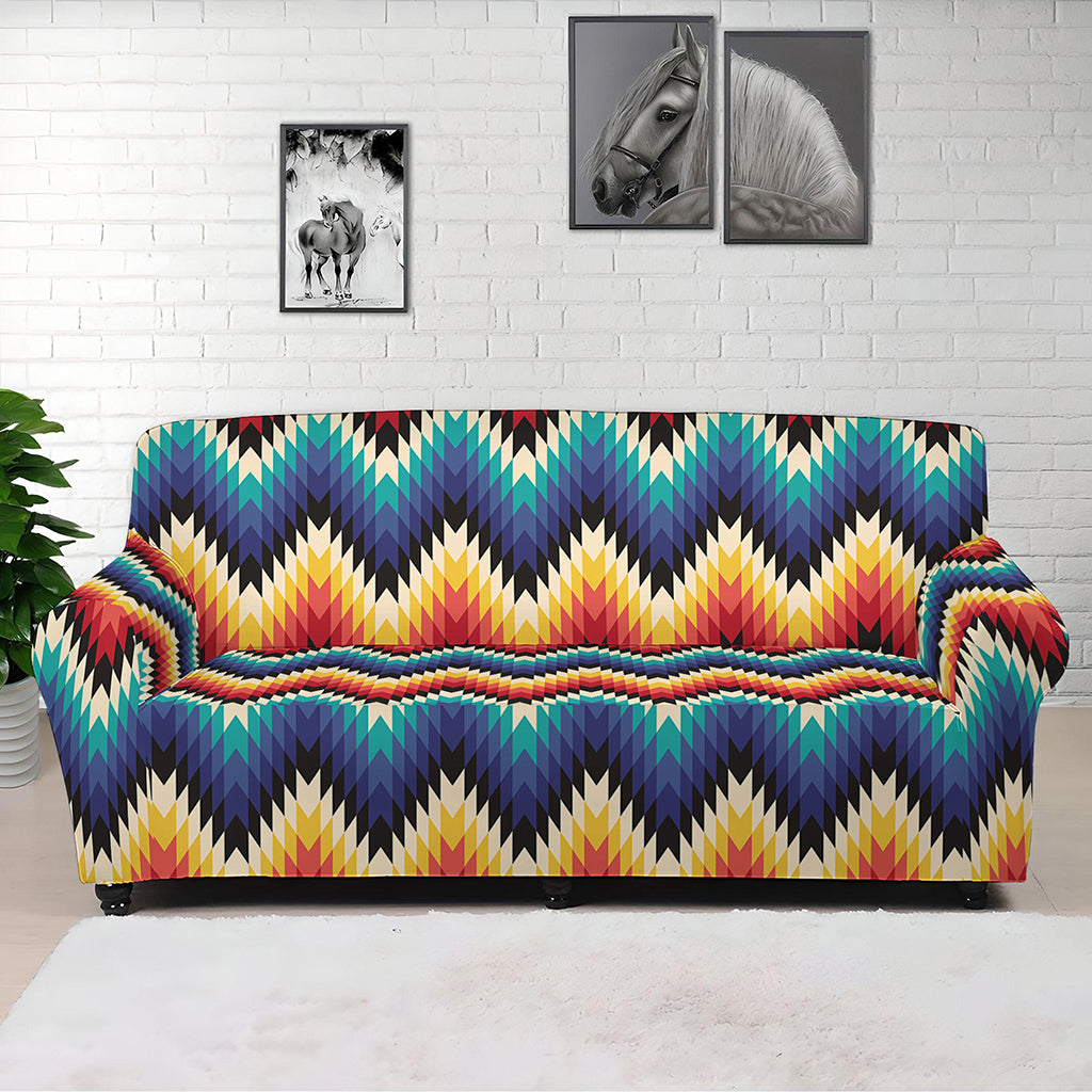 Native Tribal Inspired Pattern Print Sofa Cover