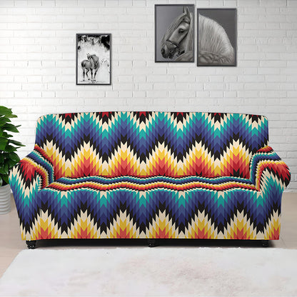 Native Tribal Inspired Pattern Print Sofa Cover