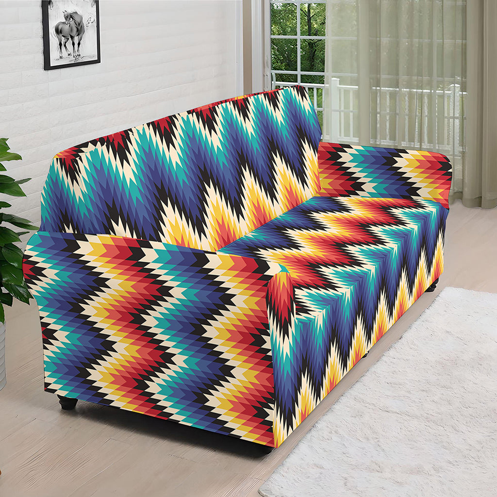 Native Tribal Inspired Pattern Print Sofa Cover