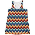 Native Tribal Inspired Pattern Print Women's Racerback Tank Top