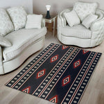 Native Tribal Navajo Pattern Print Area Rug