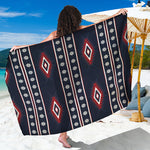 Native Tribal Navajo Pattern Print Beach Sarong Wrap