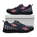 Native Tribal Navajo Pattern Print Black Running Shoes